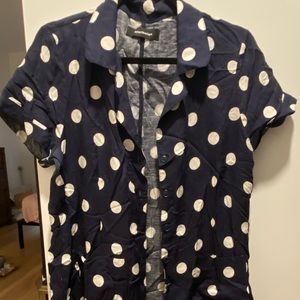 Reformation Button Up Dress